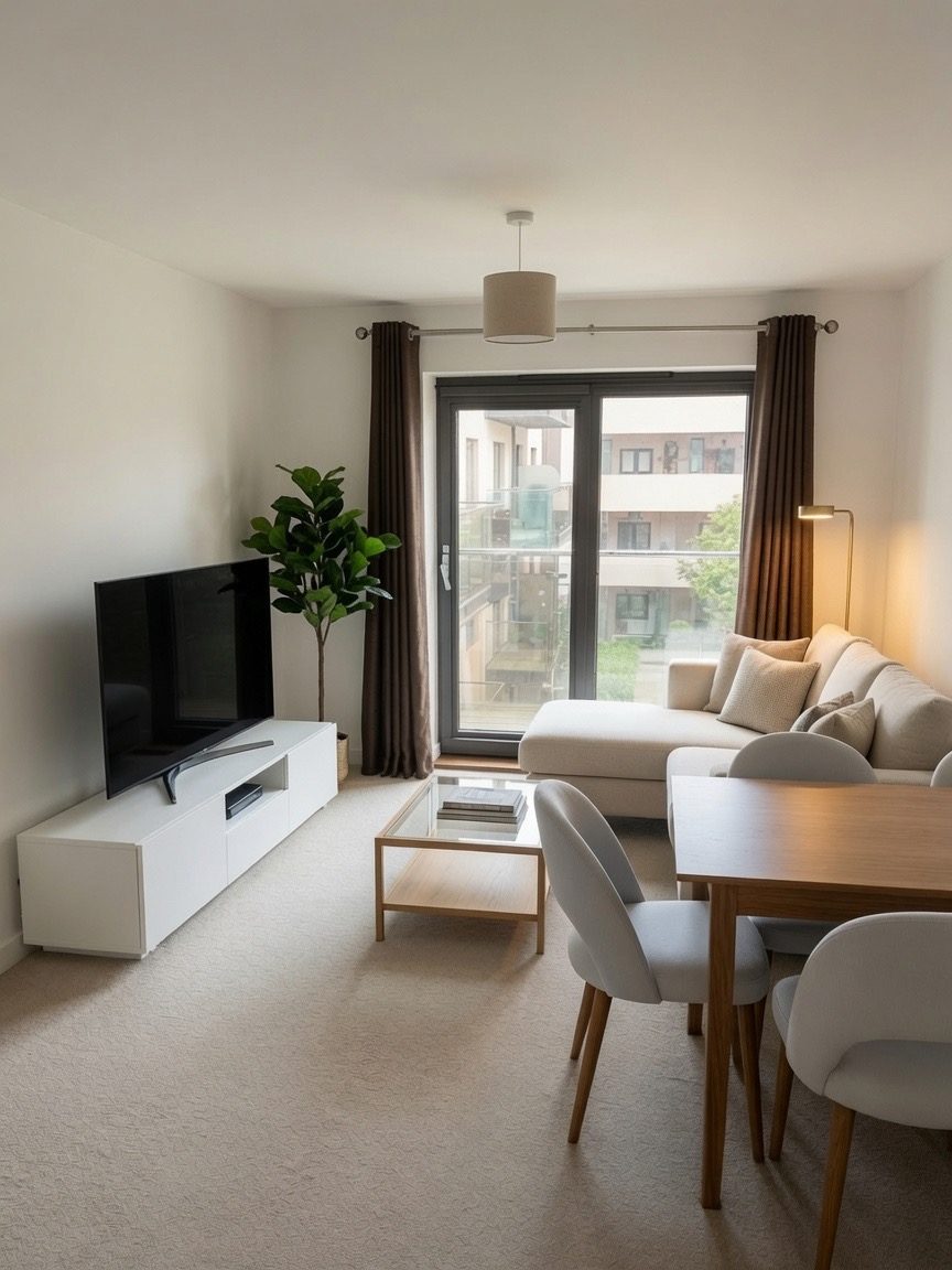 1-bed apartment, Le Capelain House, photograph 4