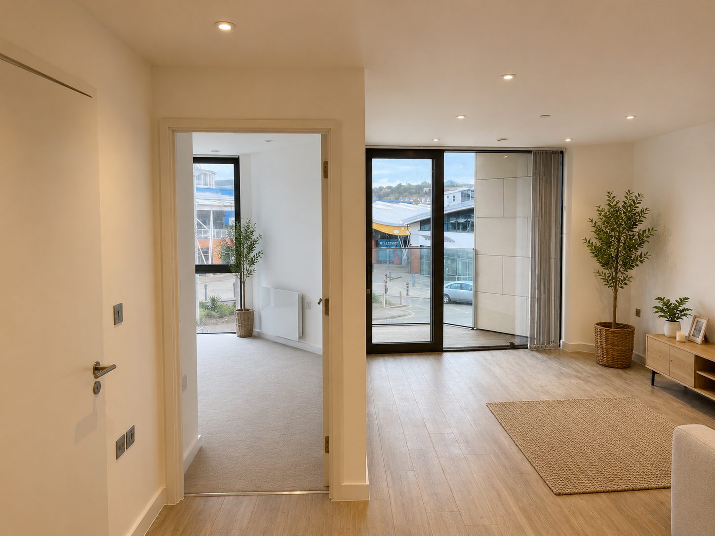 Inside 1-bed apartment, Horizon East