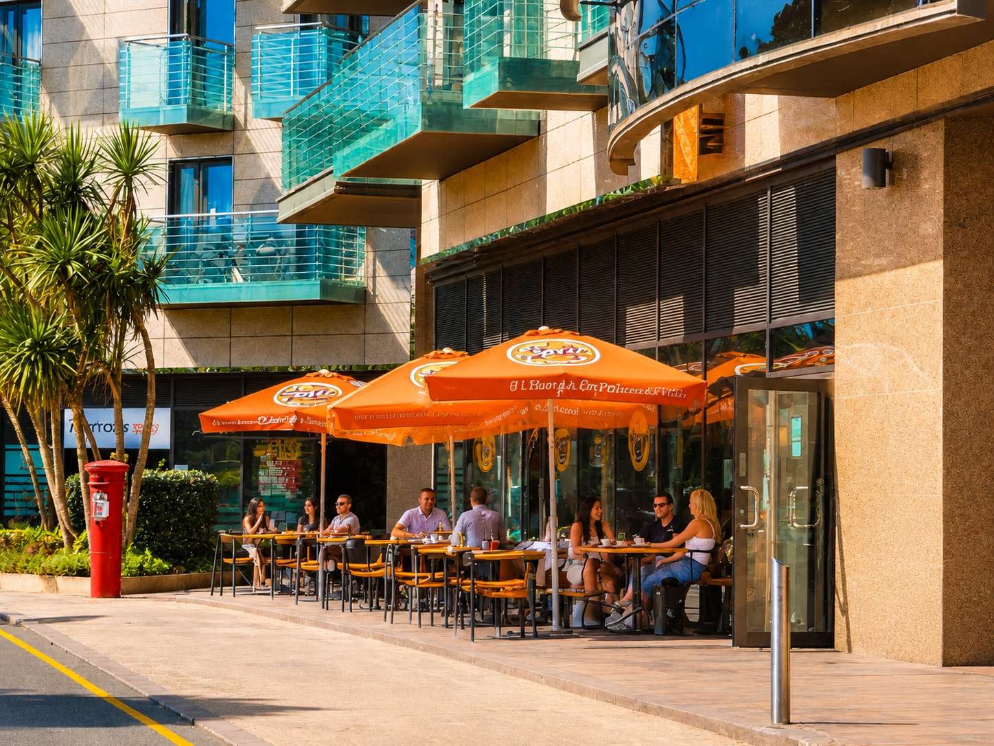 Le Capelain House — castle quay cafe terrace