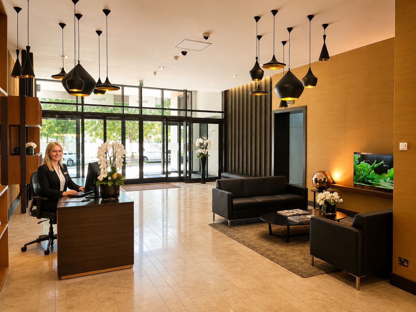 Millais House — millais house reception