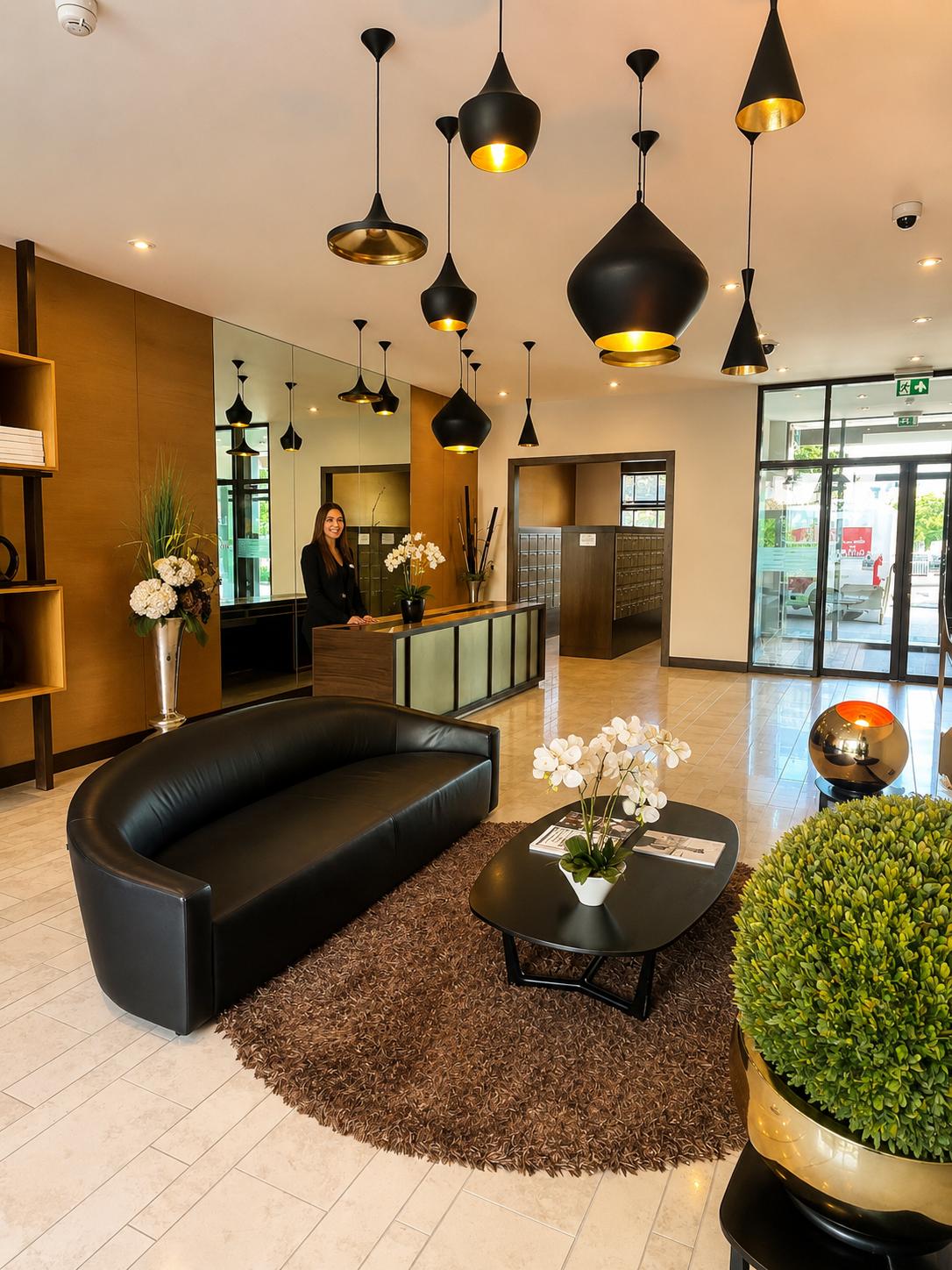 Le Capelain House — le capelain house lobby