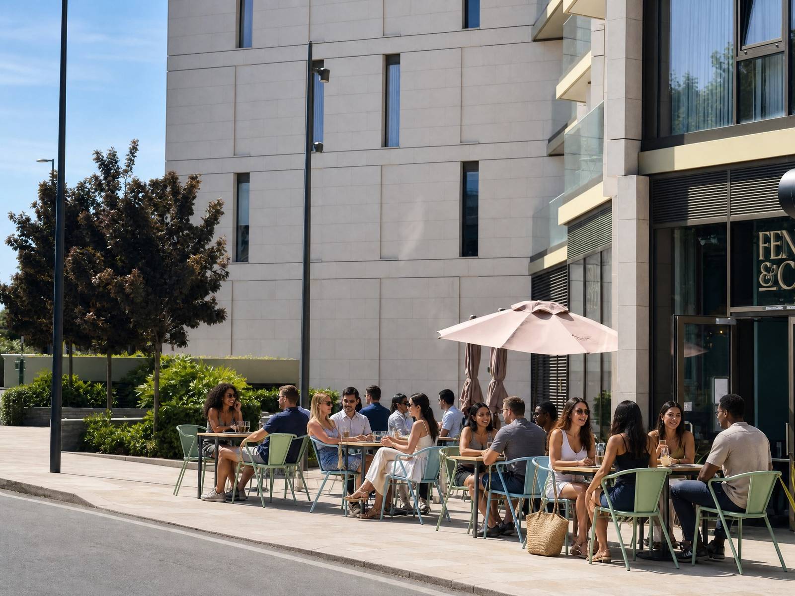 Horizon East — horizon east cafe terrace